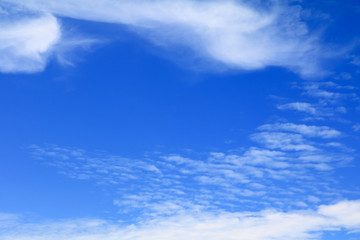 blue sky vivid with cloud in summer art of nature beautiful and copy space for add text