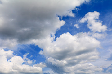 blue sky with rain cloud, art of nature beautiful and copy space for add text