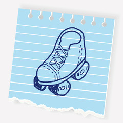doodle roller skates