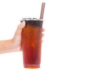 Boba / Bubble tea isolated on white background