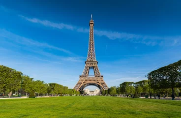 Fototapeten Eiffelturm, städtische Skyline, Paris, Frankreich © Putty