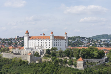 Fototapeta na wymiar The castle of Bratislava