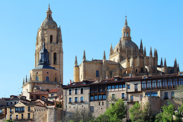 Fototapeta na wymiar Catedral de Segovia, Spain