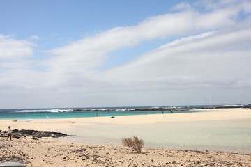 Sandy beach