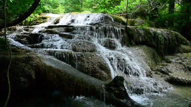 Natural waterfall