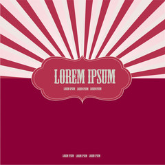 Stylish abstract starburst & sunburst background.