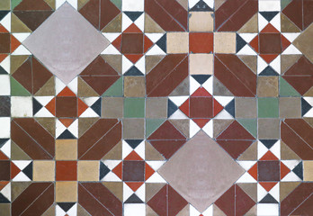 Old tiles pattern in vintage style