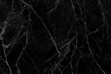 Black marble natural pattern for background, abstract natural marble black and white