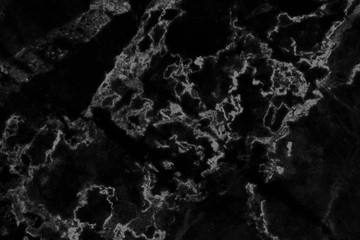 Black marble patterned texture background. abstract natural marble black and white for design.