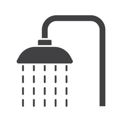 Shower glyph icon