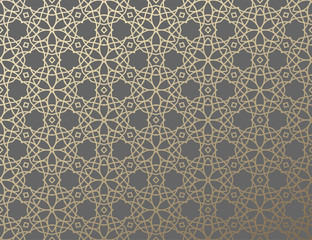 Arabic girish seamless pattern. Background for festive design. Ramadan Kareem, Eid mubarak. Vector illustration