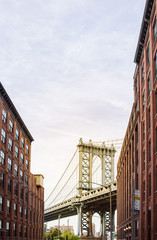 Fototapeta na wymiar NYC Manhattan Bridge