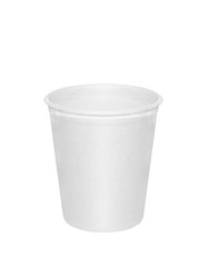 White Paper cup isolated on white background