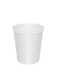 White Paper cup isolated on white background