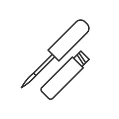 Lip gloss linear icon