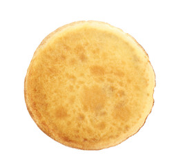Tasty pancake, isolated on white