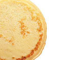 Tasty pancake, isolated on white