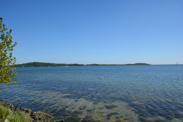 Goor, Blick zur Insel Vilm