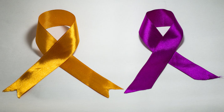 Symbolic ribbon of cancer