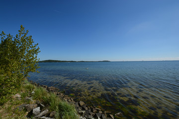 Goor, Blick zur Insel Vilm