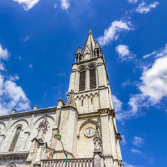 Fototapeta na wymiar Sanctuary of Our Lady of Lourdes, France