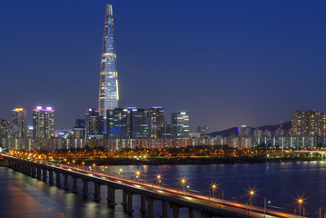 Seoul skyline, Korea