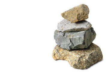 rock stone mountain isolated