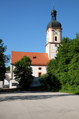 Naklejka premium Mariä Heimsuchung in Schambach bei Riedenburg
