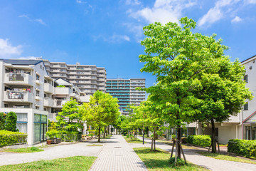 Fototapeta premium 閑静な住宅街