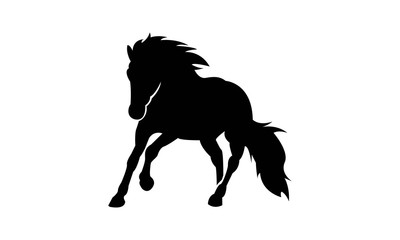 Naklejka na ściany i meble Horse Silhouette Logo Template 