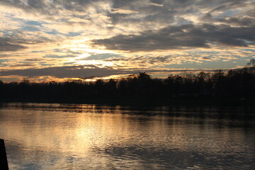 Obraz premium sunset milan