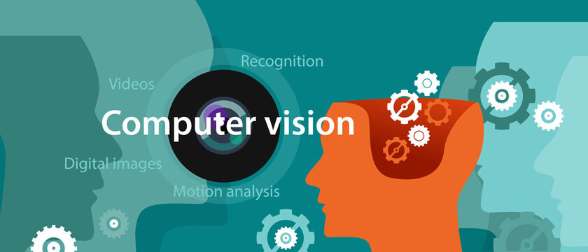 computer vision technology illustration digital image recognition