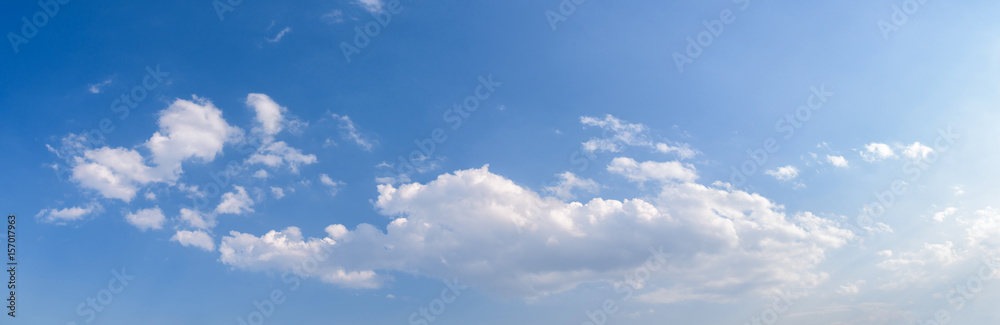 Wall mural panorama sky background