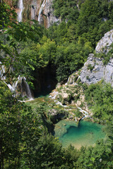Fototapeta na wymiar Natural Park in Croatia, Europe. Beautiful landscapes. Travel Europe.