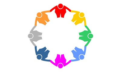 Logo design team work