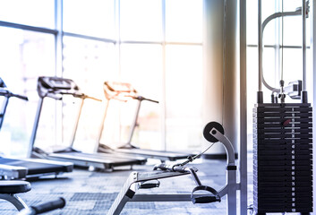 The training apparatus in the gym