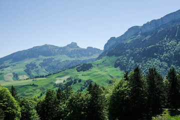 Naklejka premium Berge und Hochalpines Gelände