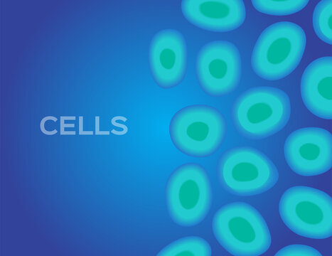 Cell Vector Background . Science And Biology