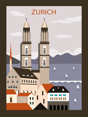 Zurich old city.