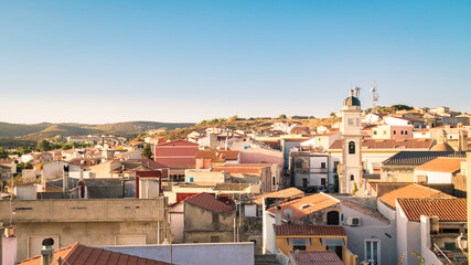 View of Carloforte, San Pietro Island, Sardinia, Italy.