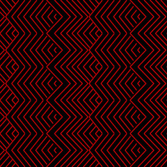Seamless Chinese Background oriental geometry check sawtooth cross line