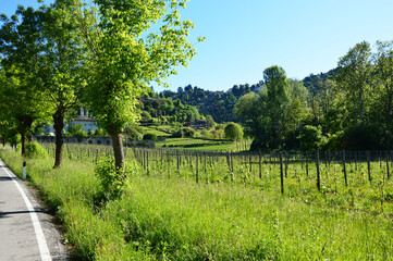 Fototapeta na wymiar Astino Valley, Valle di Astino, Bergamo, Italy