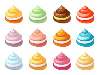 set of meringue