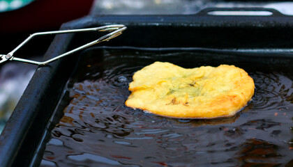 Deep fried flatbread