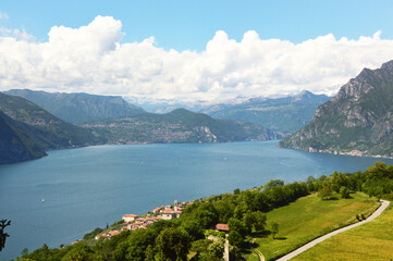 Fototapeta premium Lake panorama from 