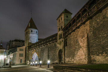 Fototapeta na wymiar Medieval fortress tower. 