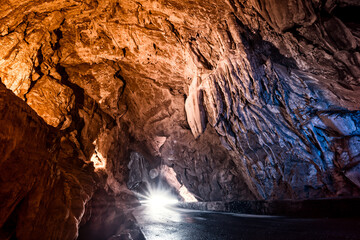 The Cuevona going through, the only access to the village of Cuevas del Agua