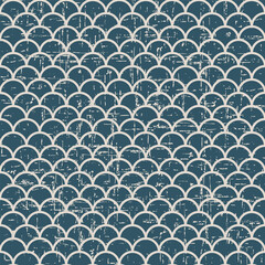 Antique Seamless retro worn out background Asian Chinese scale curve round cross frame