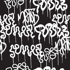 Seamless pattern graffiti