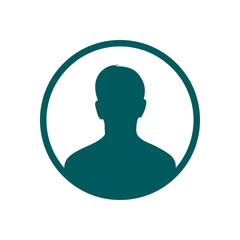User sign icon. Person symbol. Human avatar.Flat style. 